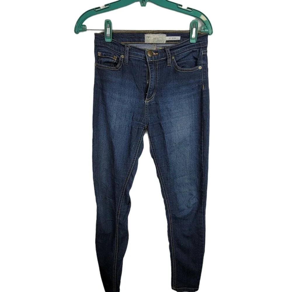 FP FREE PEOPLE Jeans Skinny Denim Jeans High‎ Rise 26